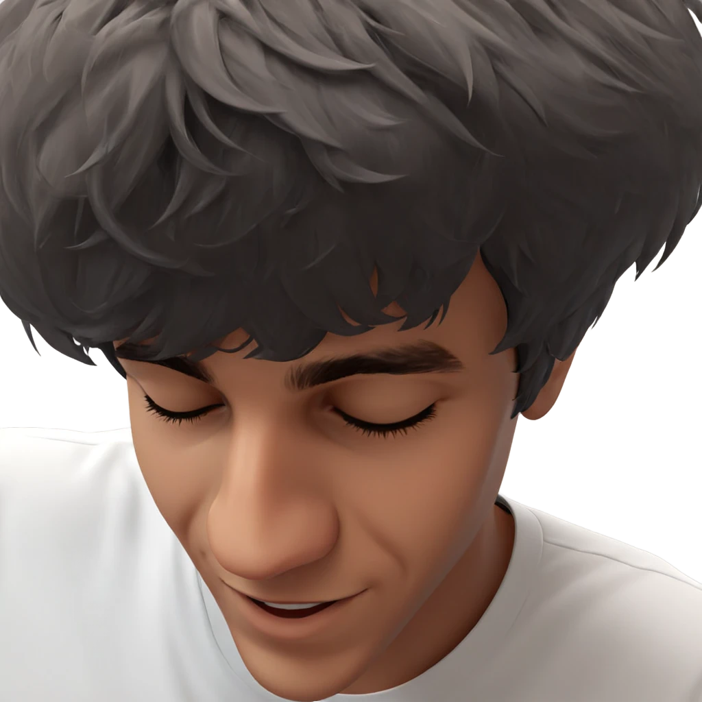 smiling boy with closed eyes emoji