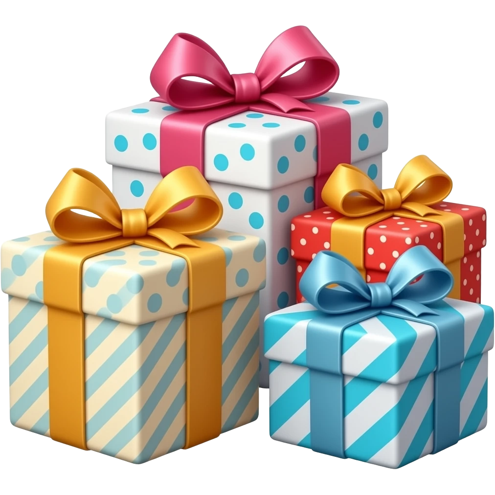 Holiday presents emoji