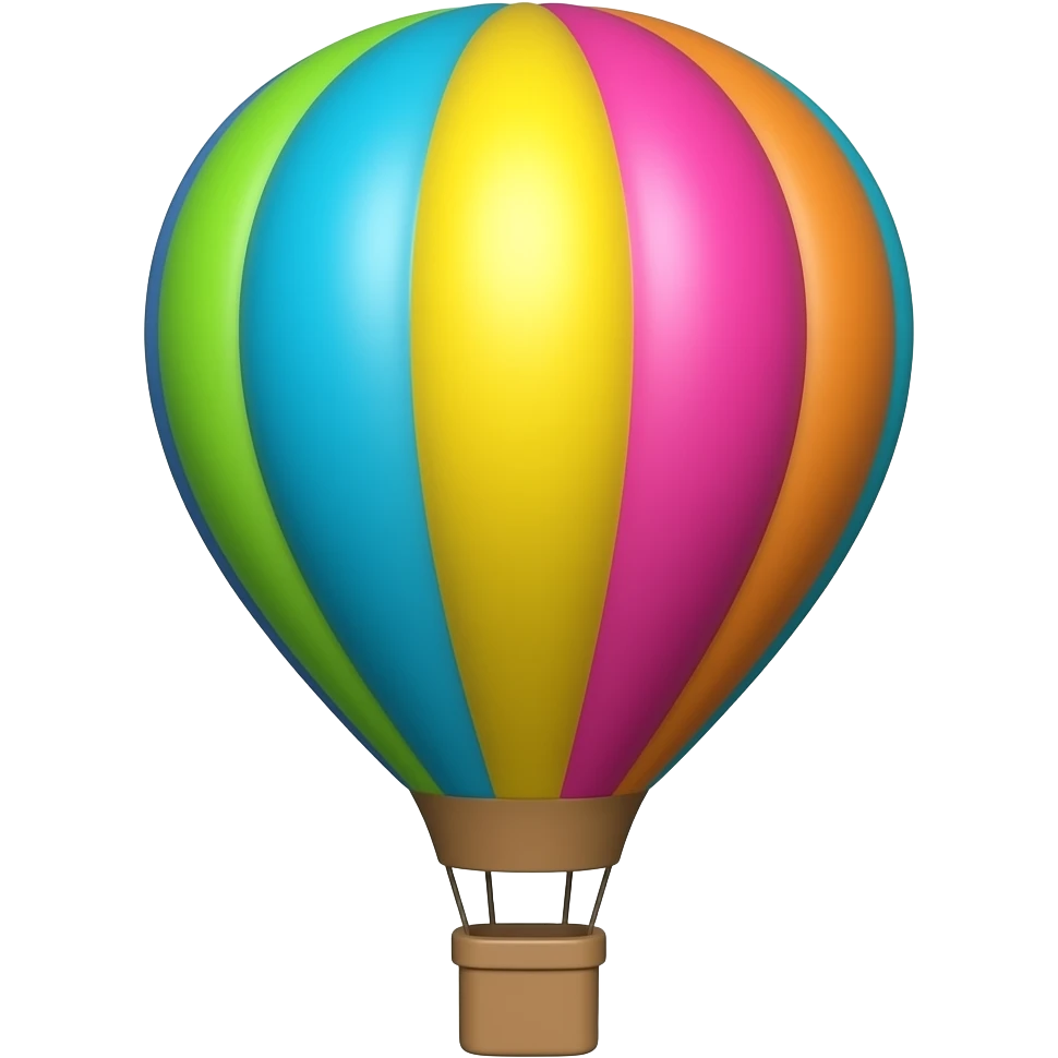 hot air baloon emoji