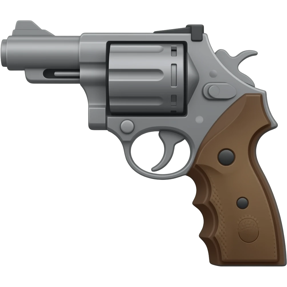 twemoji styled gun emoji