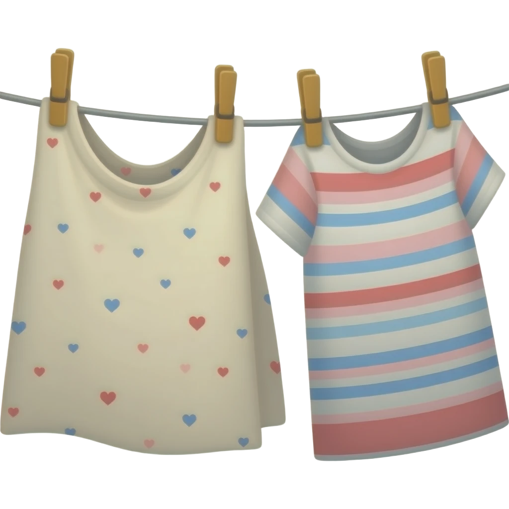 australian washing line with clothes hanging emoji