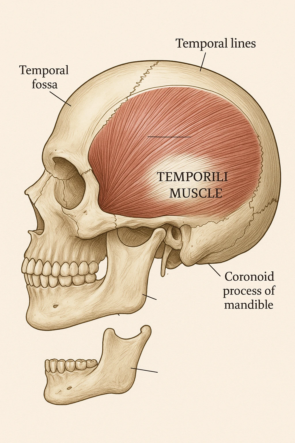muscolo temporale anatomia emoji
