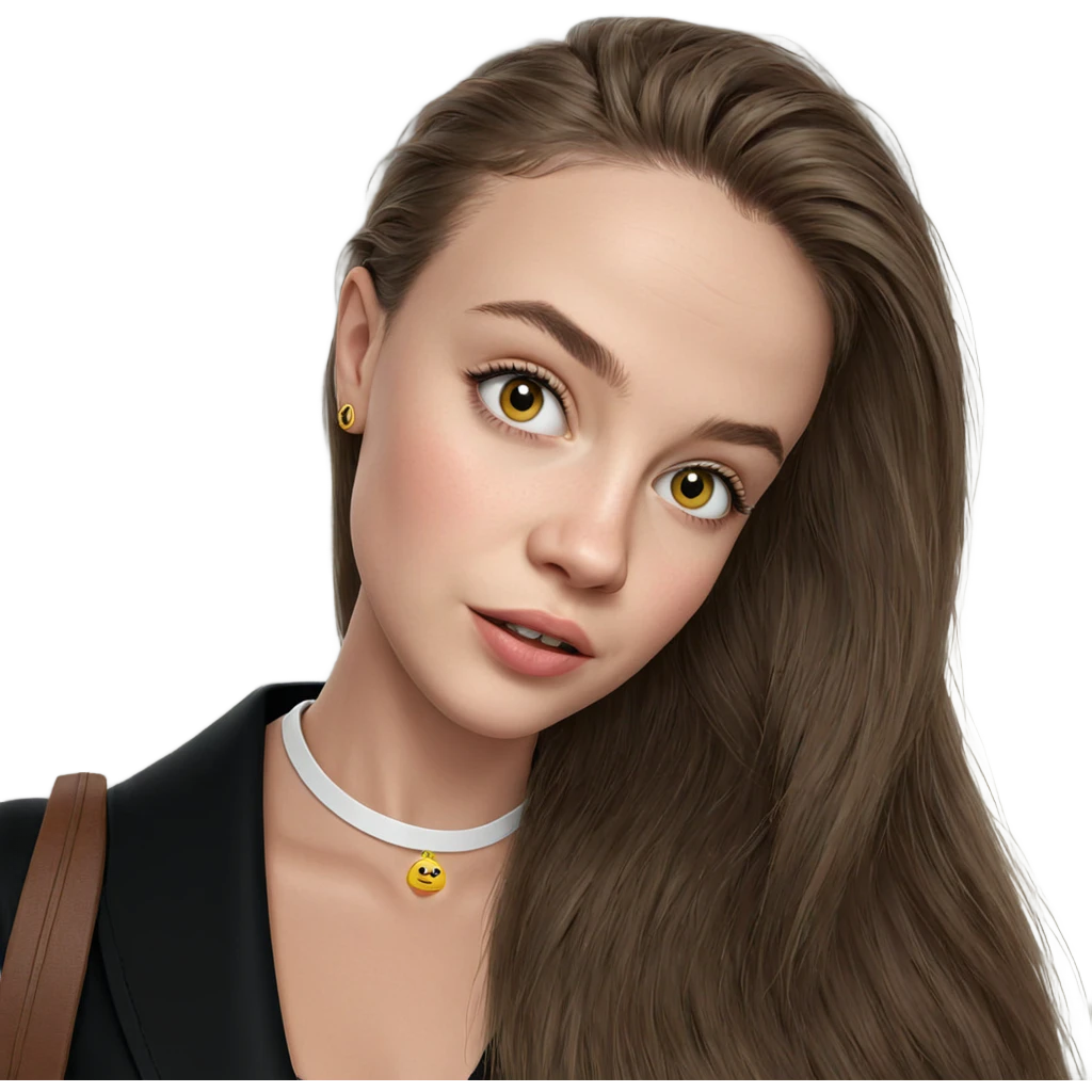 realistic portrait of girl emoji