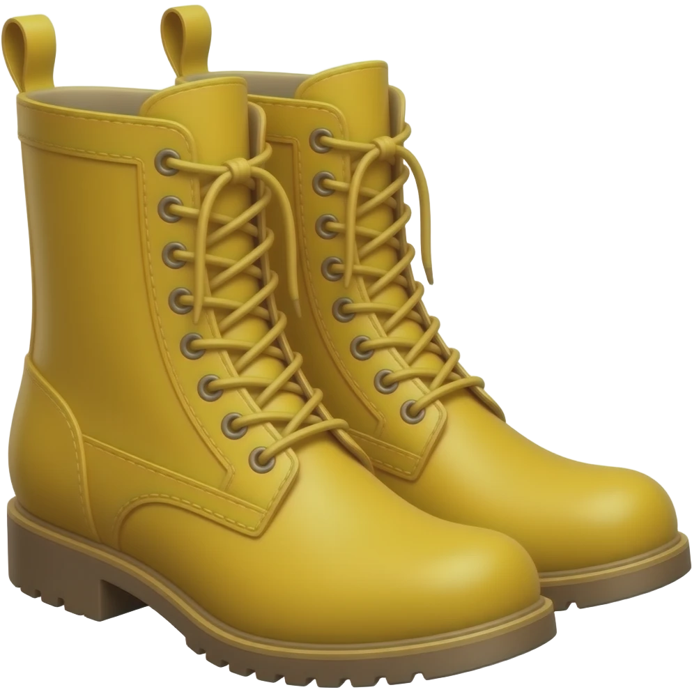 yellow boot pair emoji