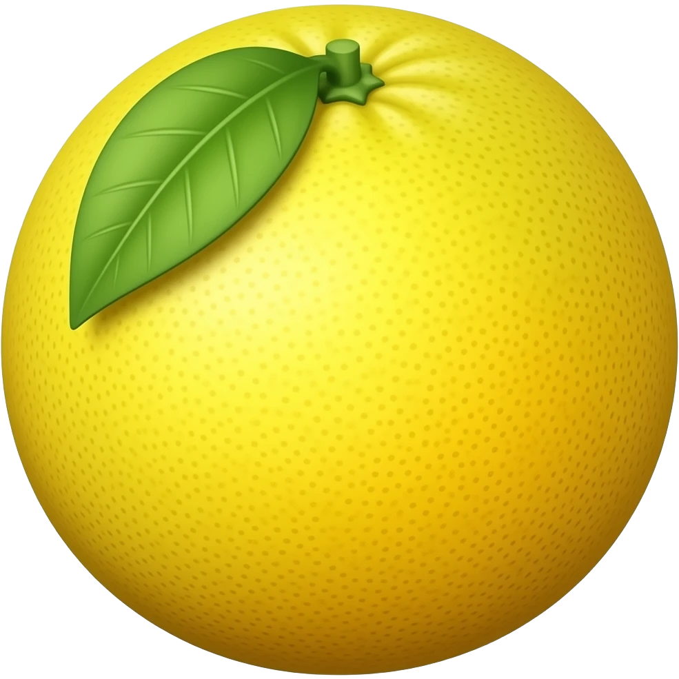 Whole pomelo emoji