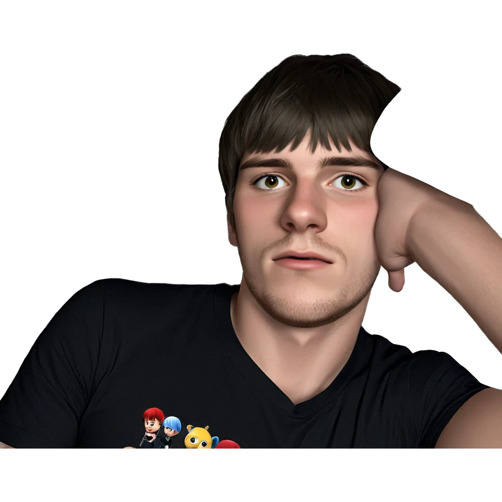 two boys in black shirts emoji