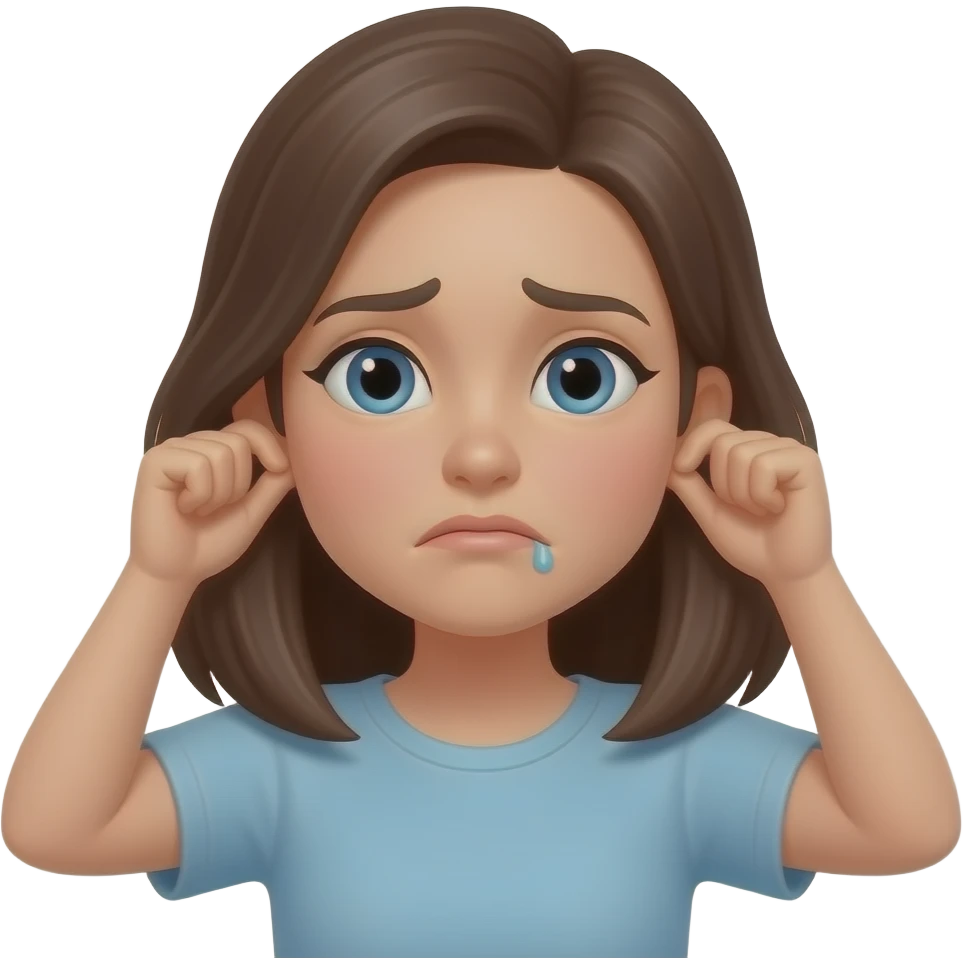 ears pulling sorry emoji femake emoji