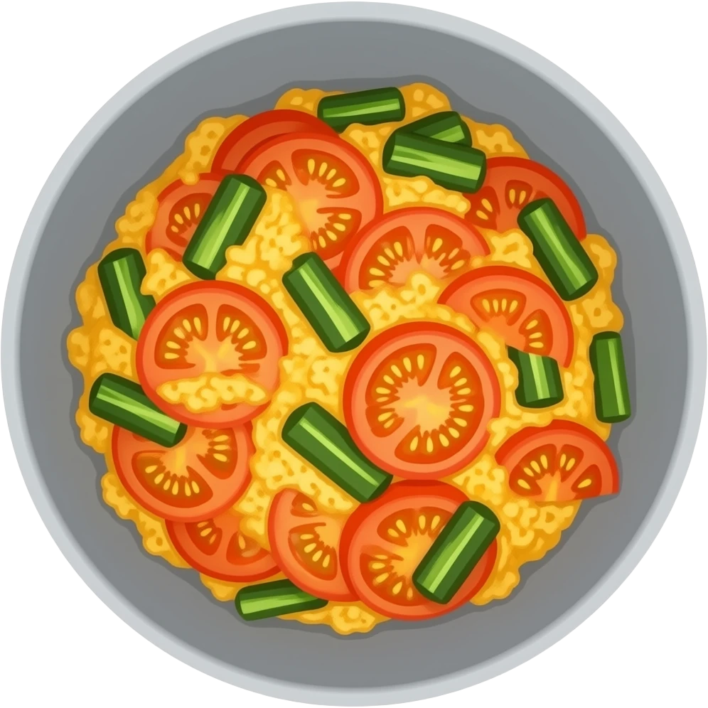 tomato egg stir fry emoji