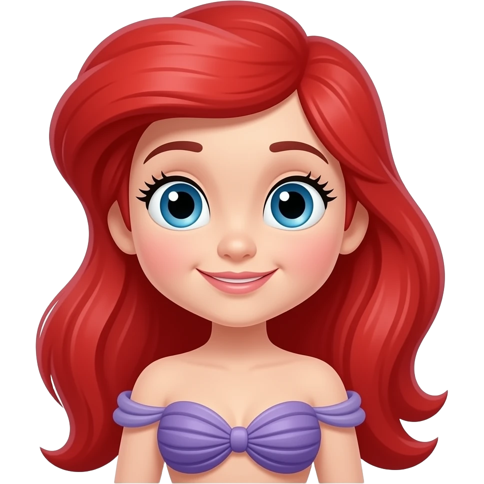the little mermaid emoji