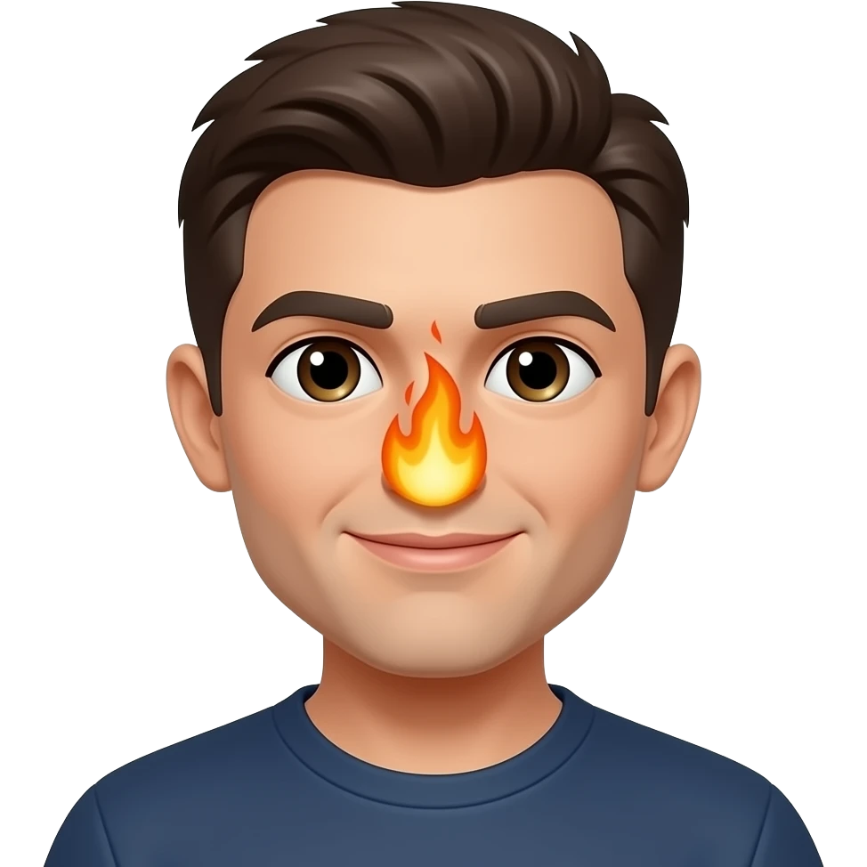 With nos flame emoji