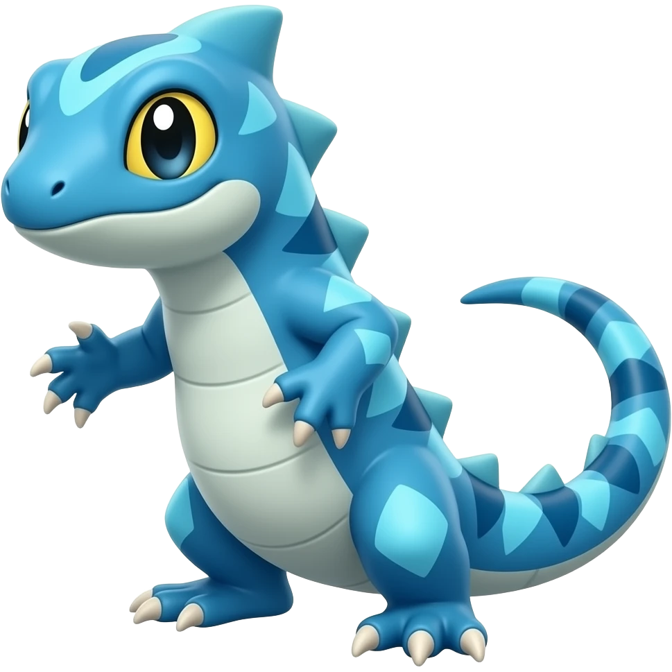 blue electric lizard  fakemon emoji