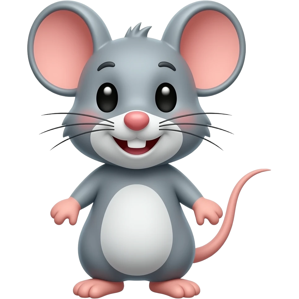 Happy mouse emoji