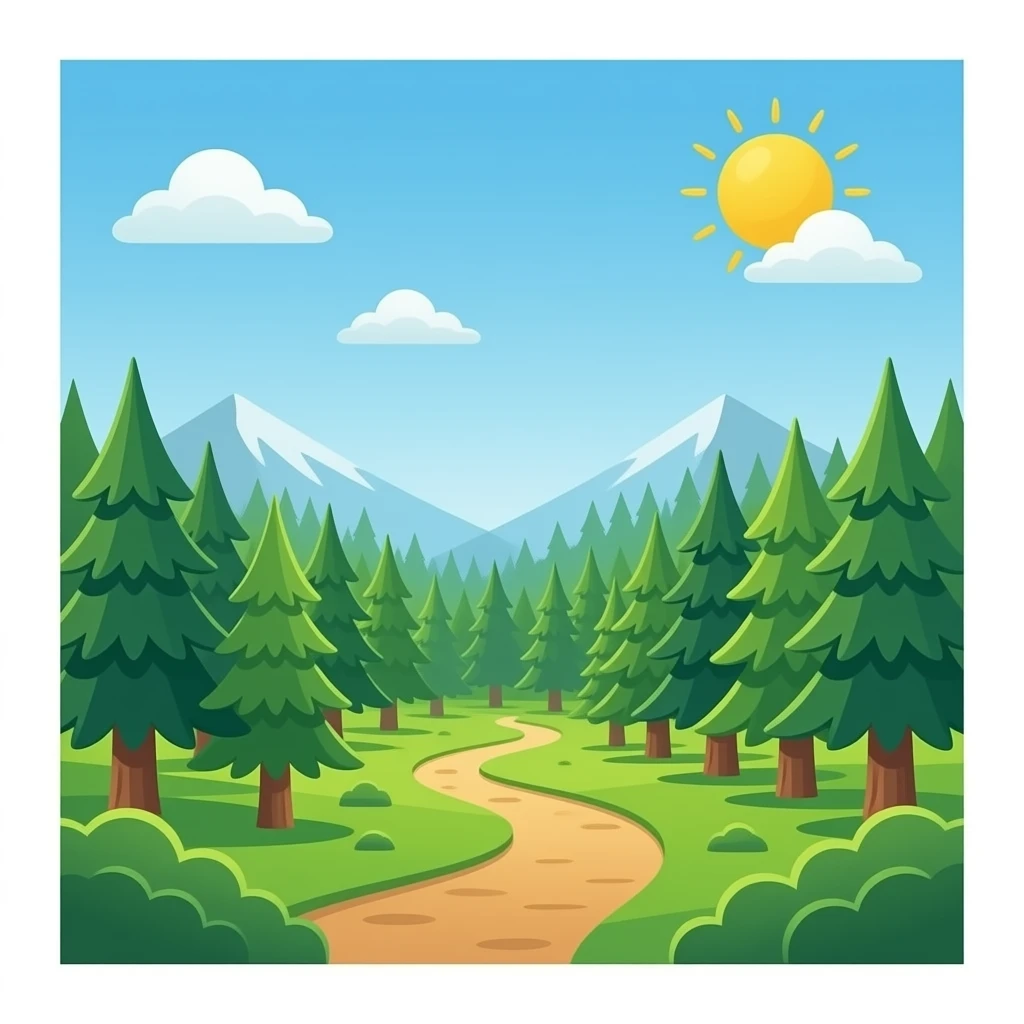 bosque de dia emoji