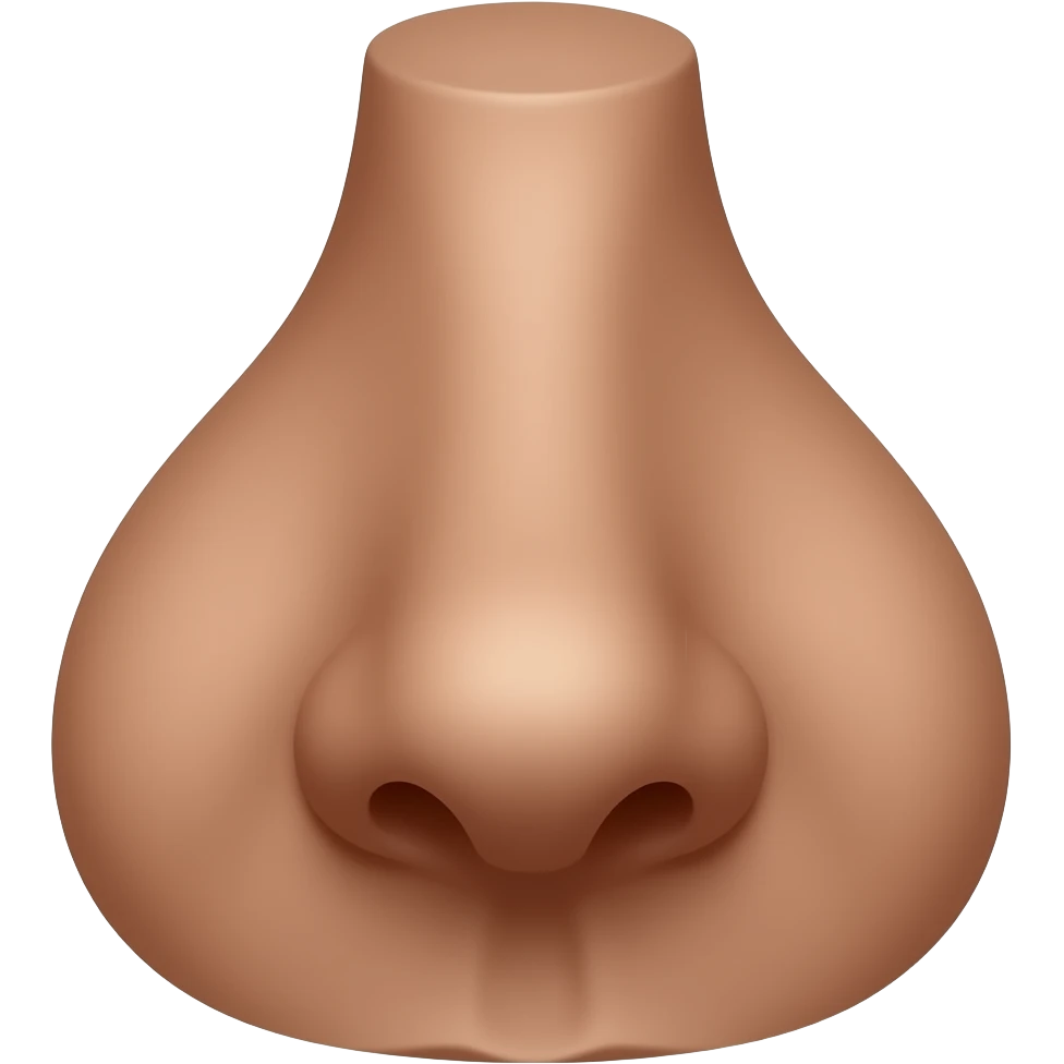 Dark colour realistic nipple emoji
