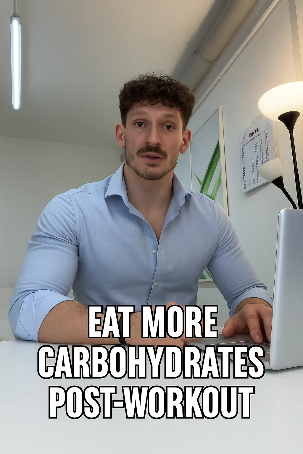 Uomo che sfrutta un timing di nutrienti per mangiare più carbo post workout emoji