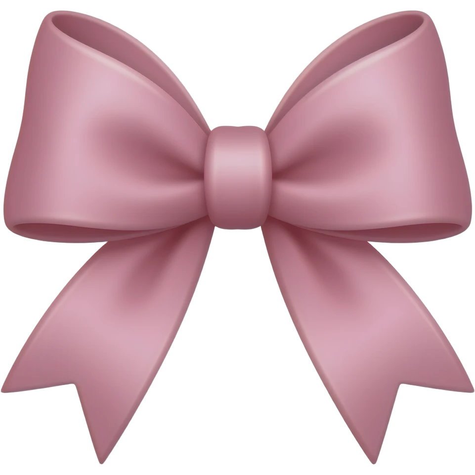 Pink bow emoji