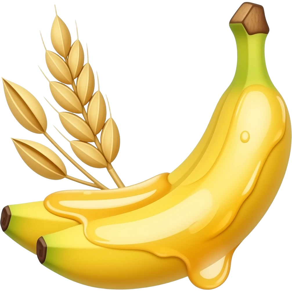 oats banana and honey emoji