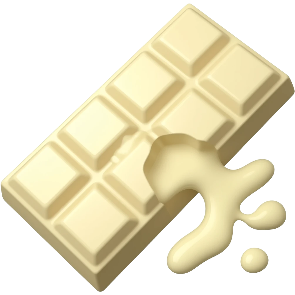 white chocolate bar cute emoji