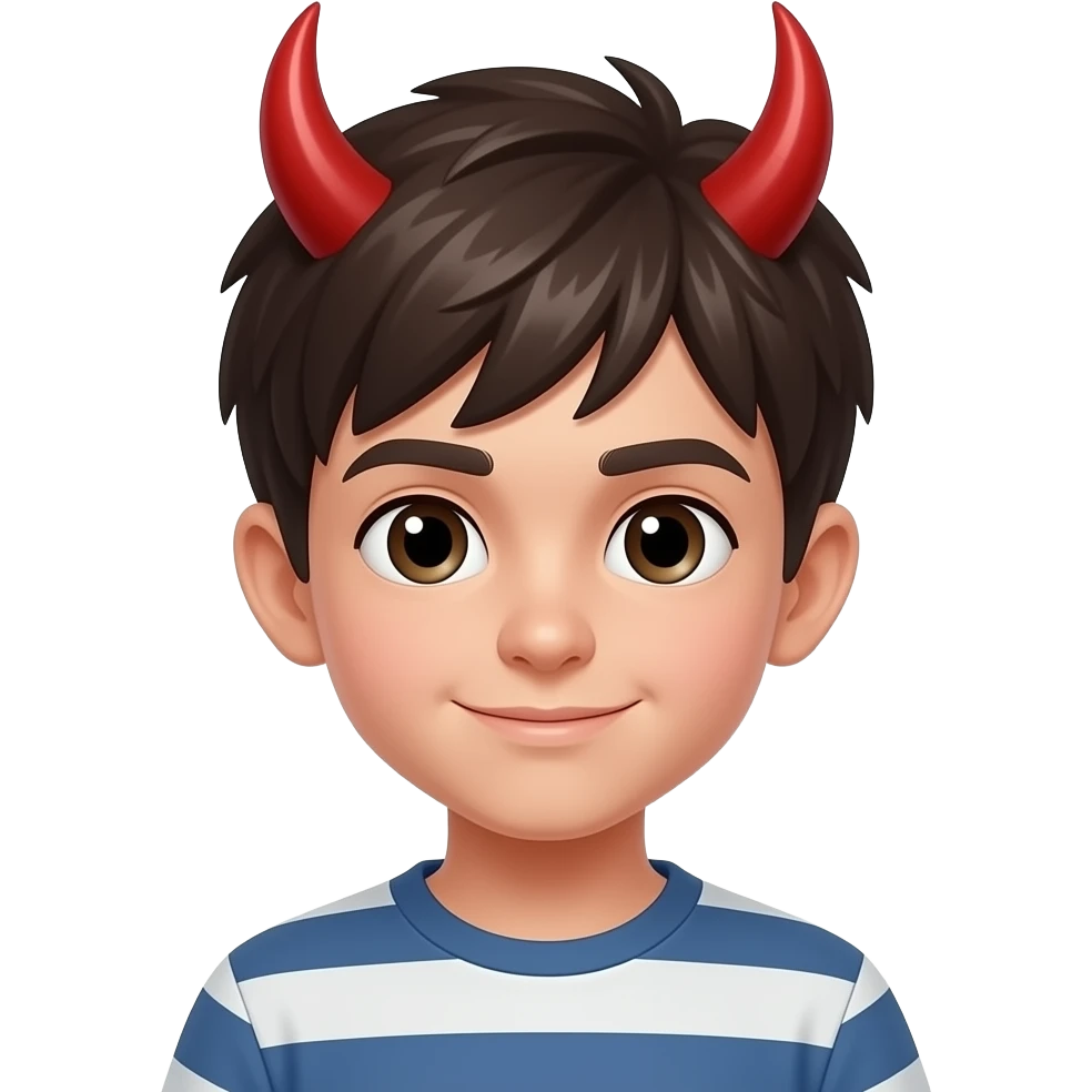 kluk s rohy jako čert 1 takove to jak je KEKW emoji