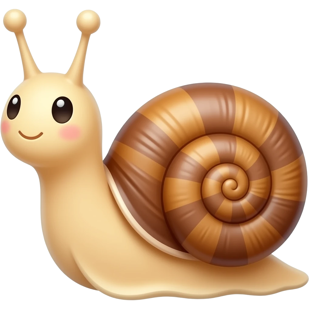 cartoon snail emoji