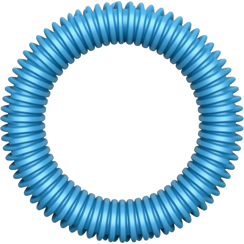 clipart cartoon version,  #B8FFFF plastic vacuum hose. emoji