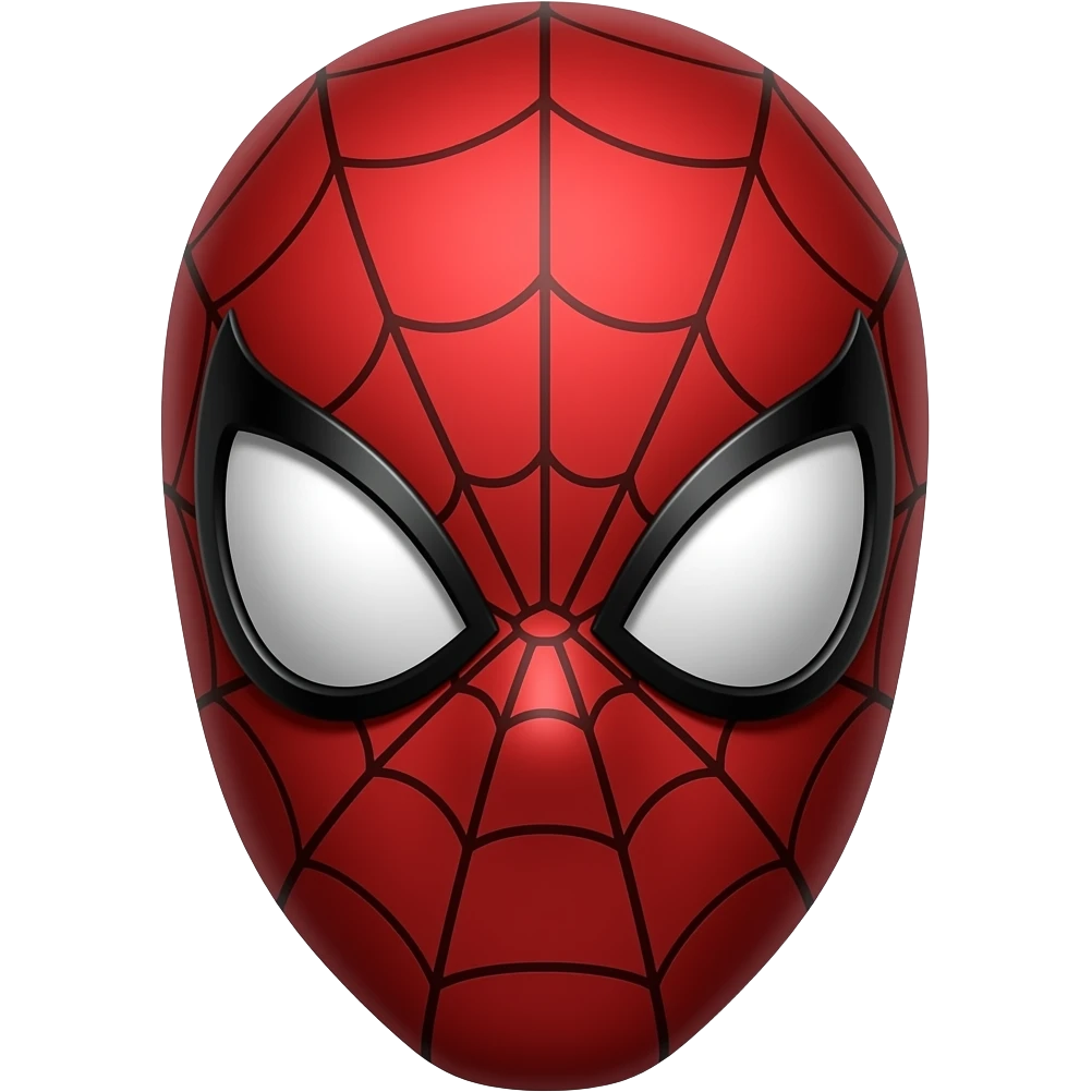 Spider man face emoji