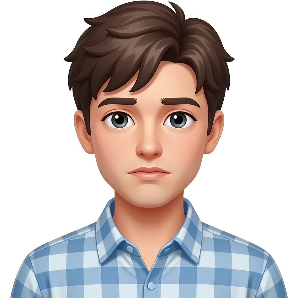 handsome young romantic guy sad emoji