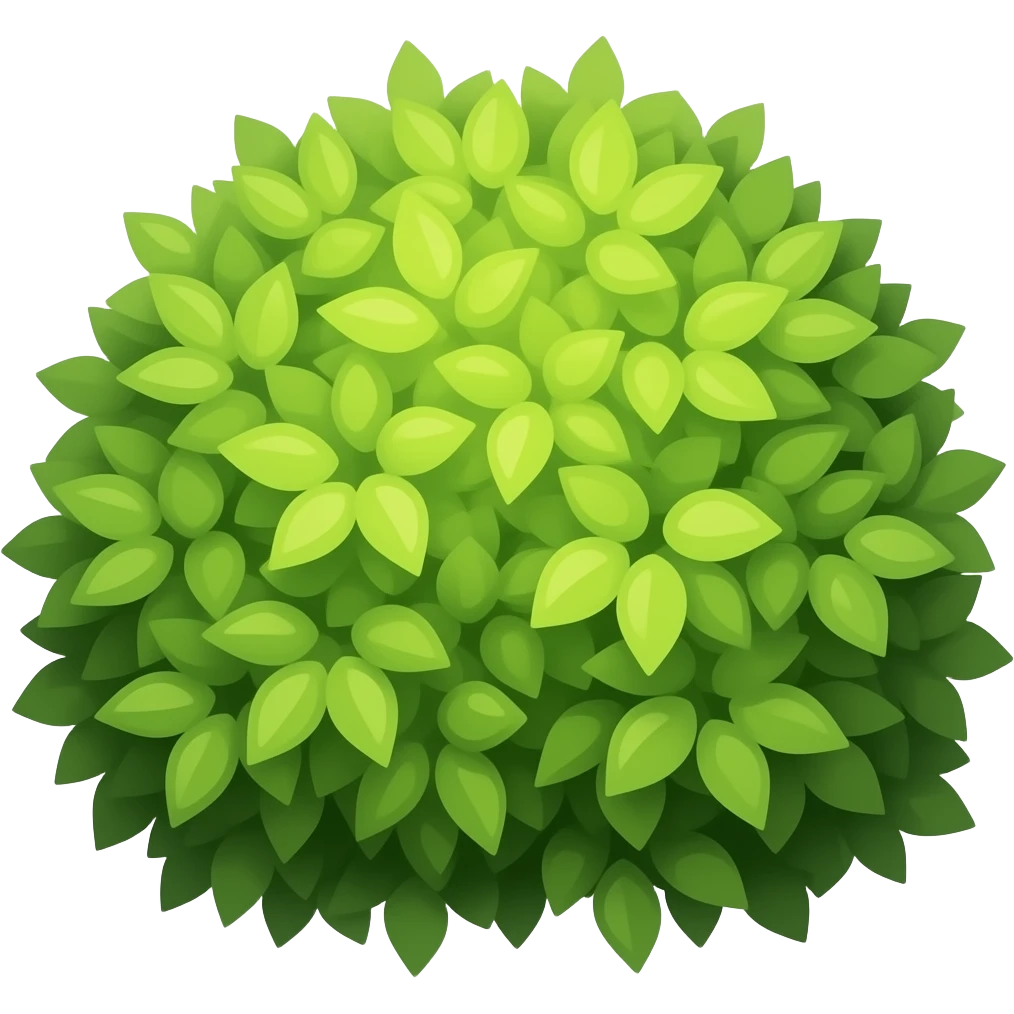 a bush emoji