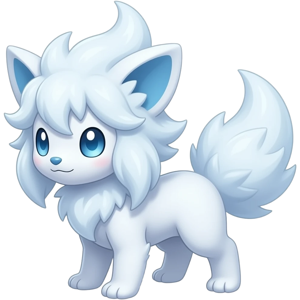 Shiny melanistic frisky frizzy pastel white bright Meloetta-Giratina-Noibat-Pokémon-Fakémon-fusion-hybrid-creature emoji