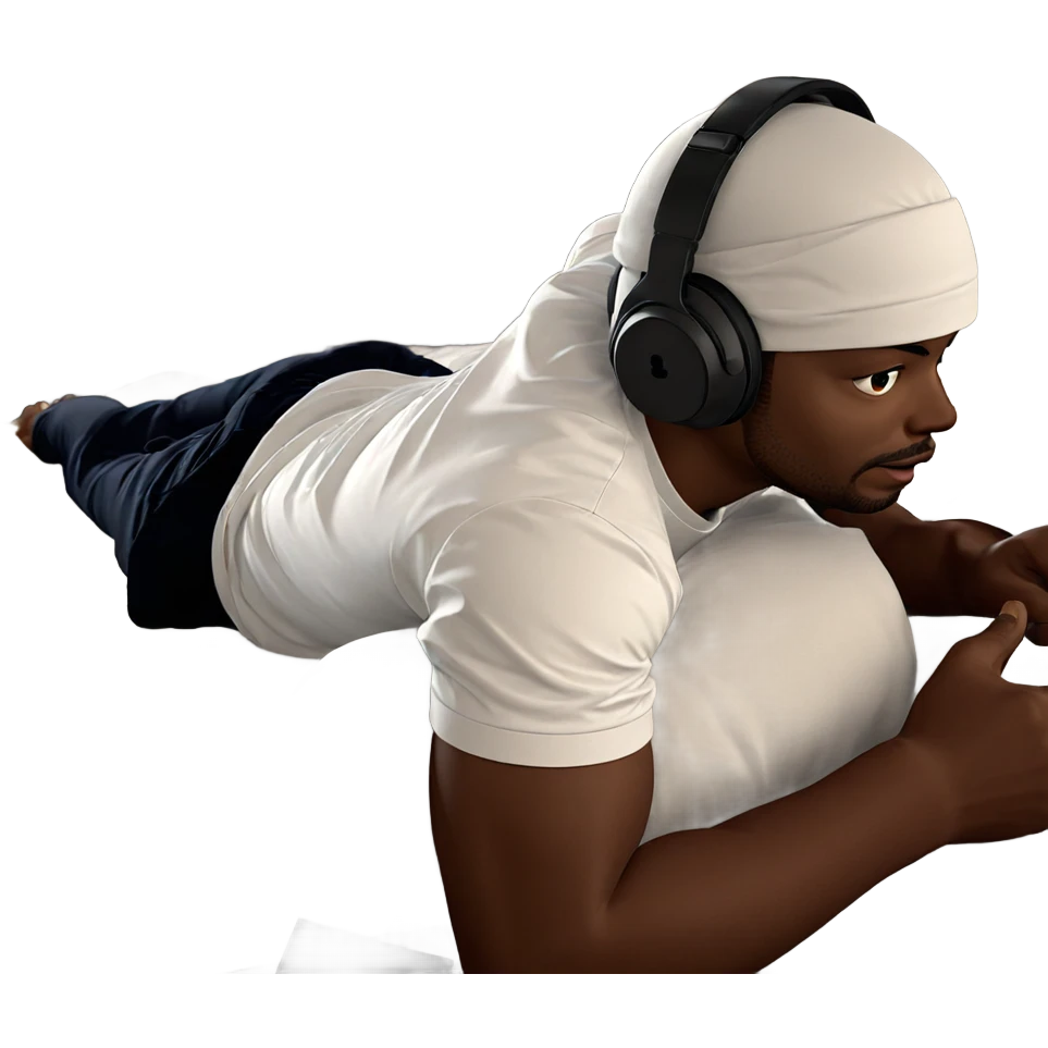 relaxed vibes on the bed emoji