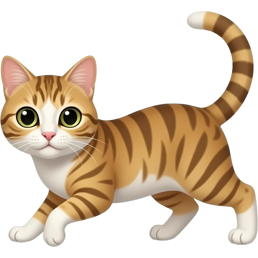 Cat doing moon walk emoji