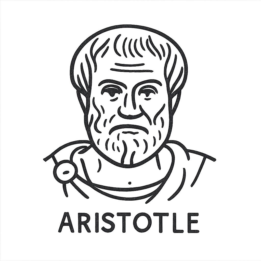 a portrait of aristotle emoji