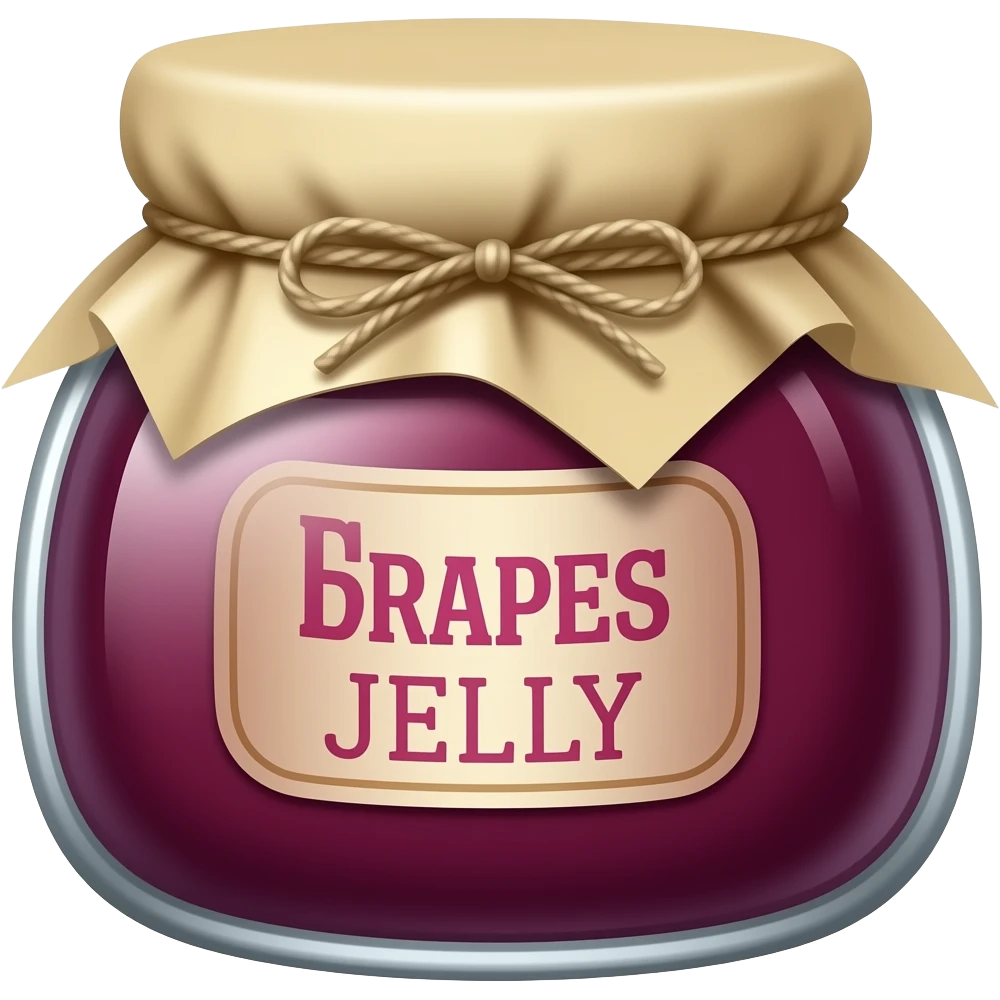 Grape Jelly jar emoji