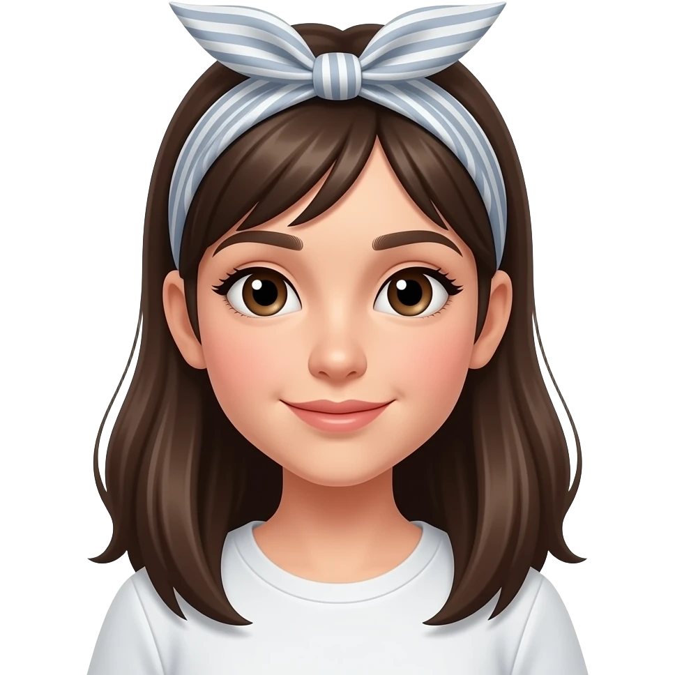 girl wearing bandana emoji