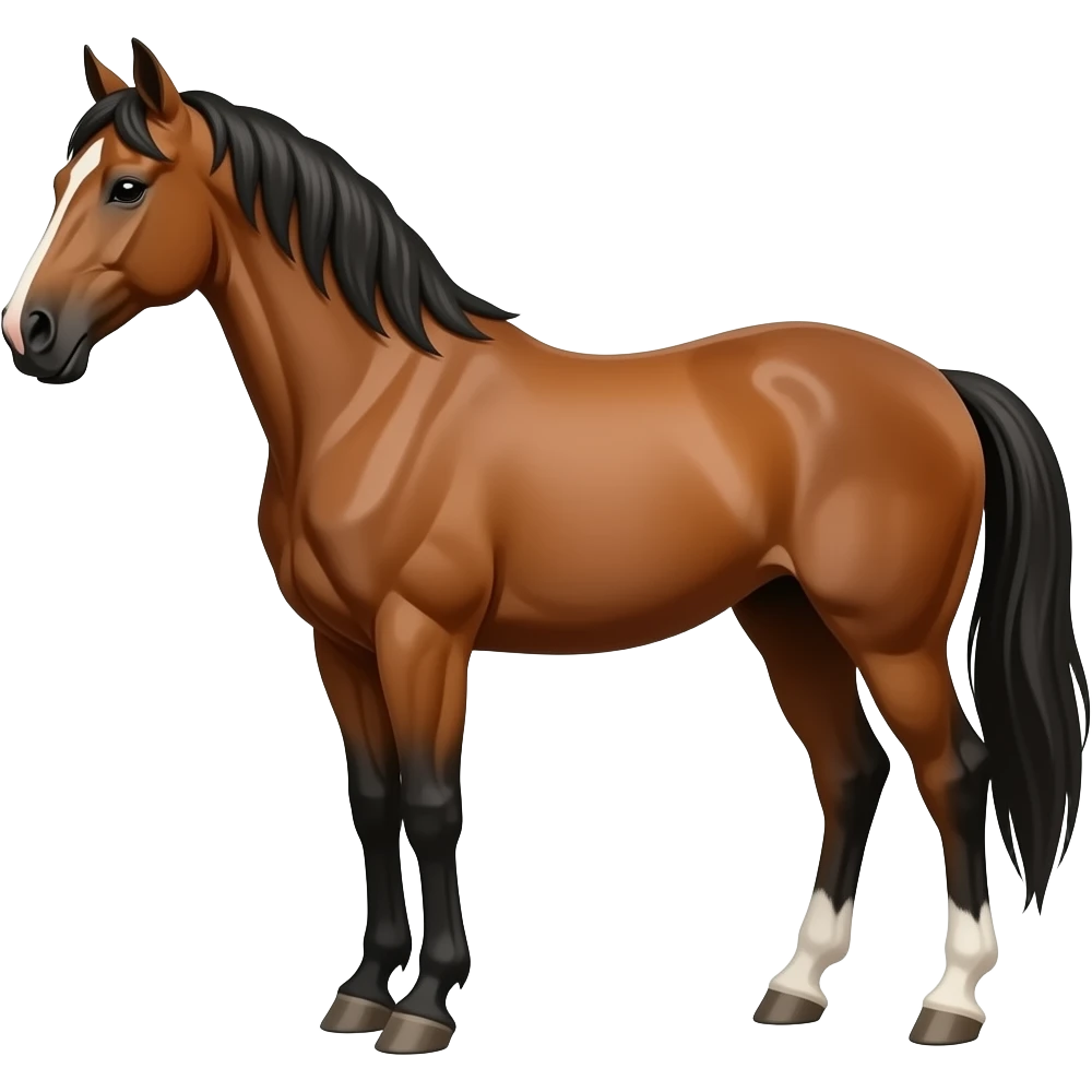 Chantering bay horse emoji