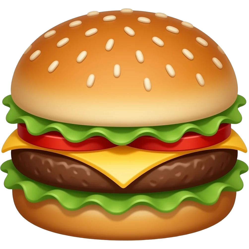 cheeseburger with cheese skirt emoji