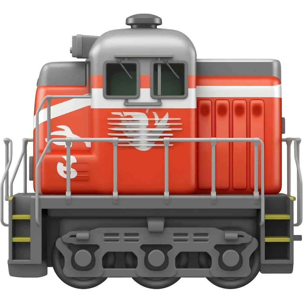 Red locomotive emoji