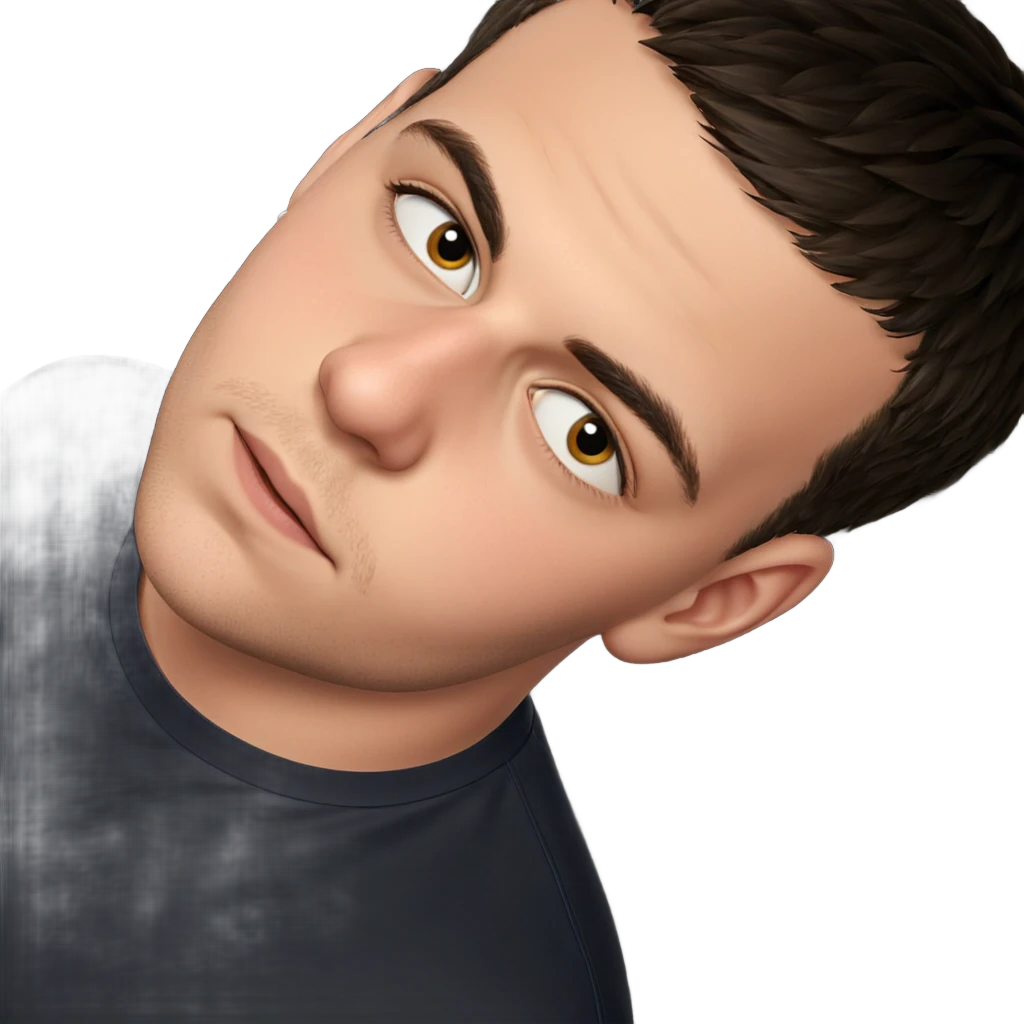 portrait of a young man emoji
