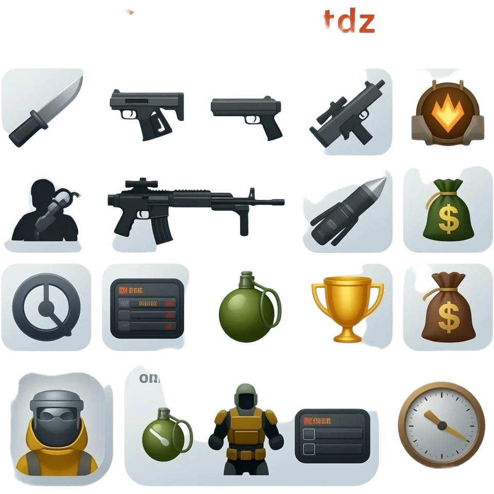iw want to create couble of emojis about my cs2 server it's called raselhanoutdz make them in 1 theme animated and normal like total of 20 between emoji