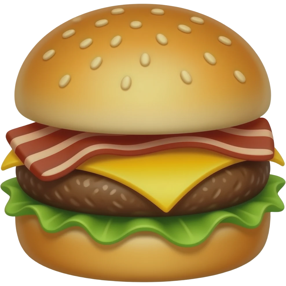 Bacon Cheeseburger emoji