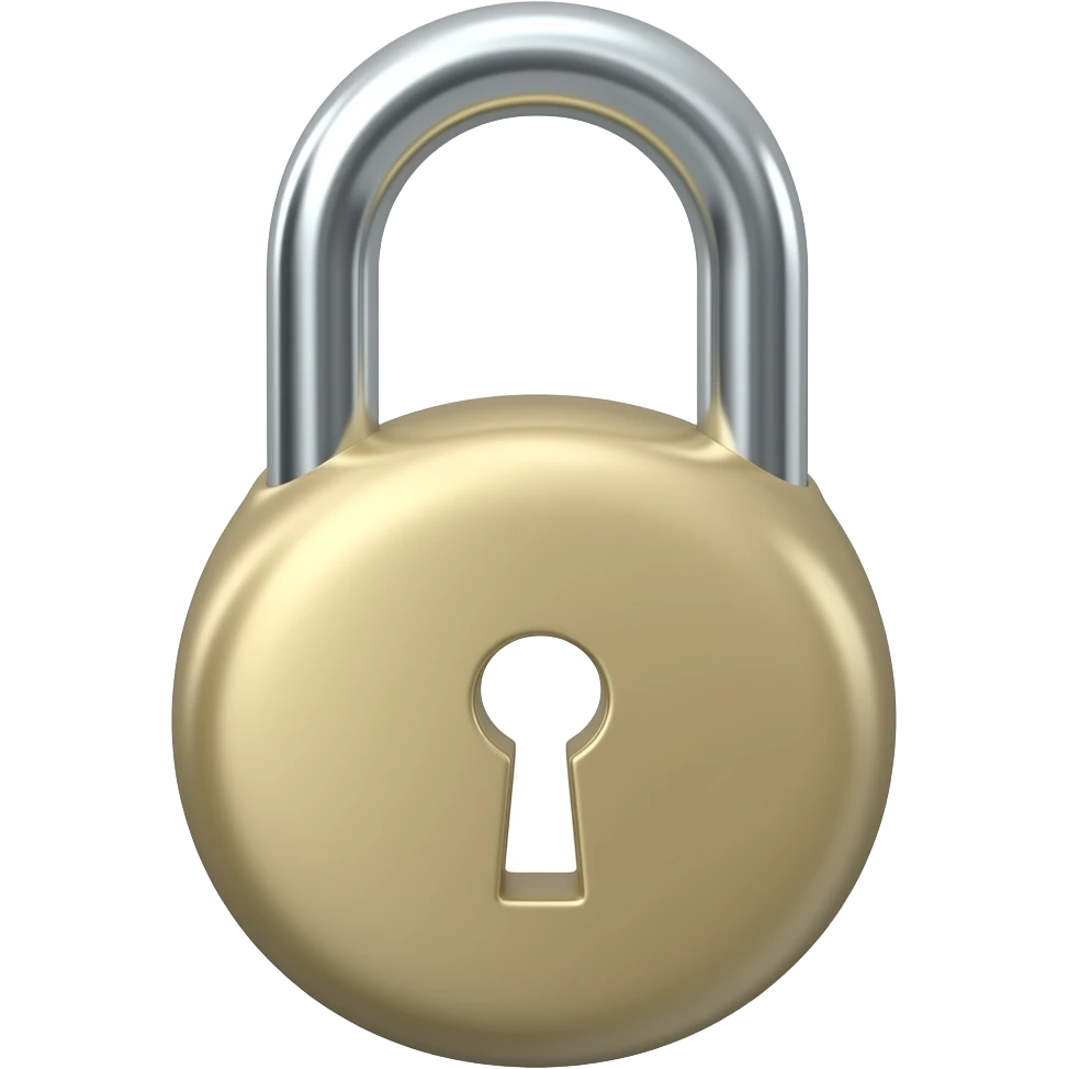 замок для ворот png emoji