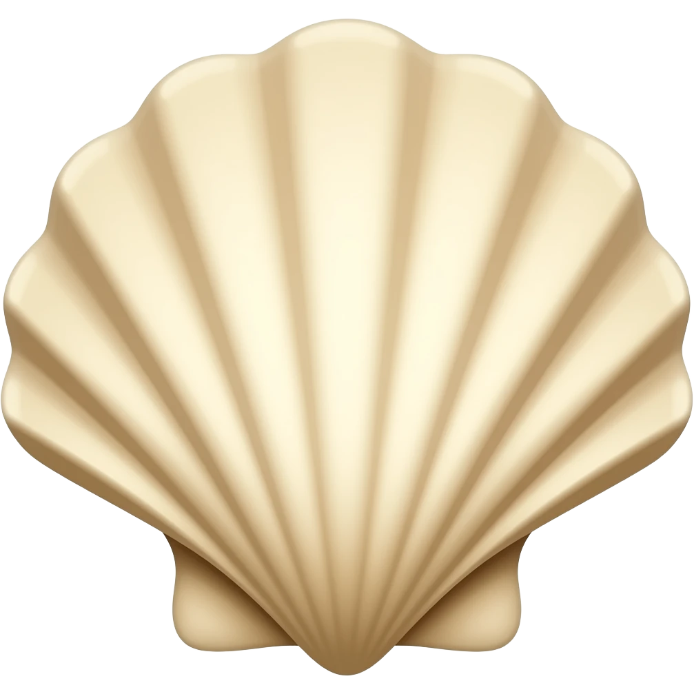 Concha de vieira emoji