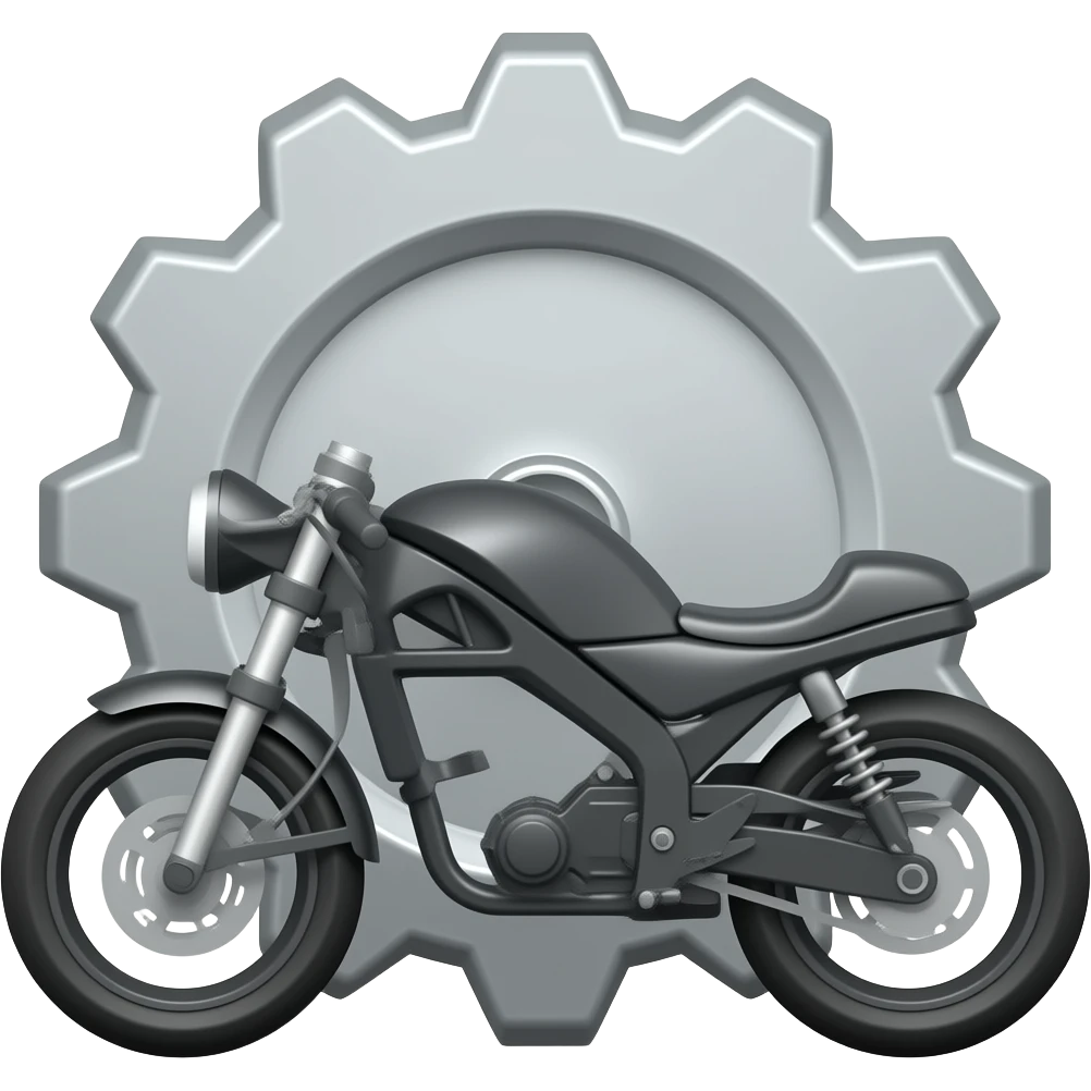 Selektör yapan motosiklet emoji