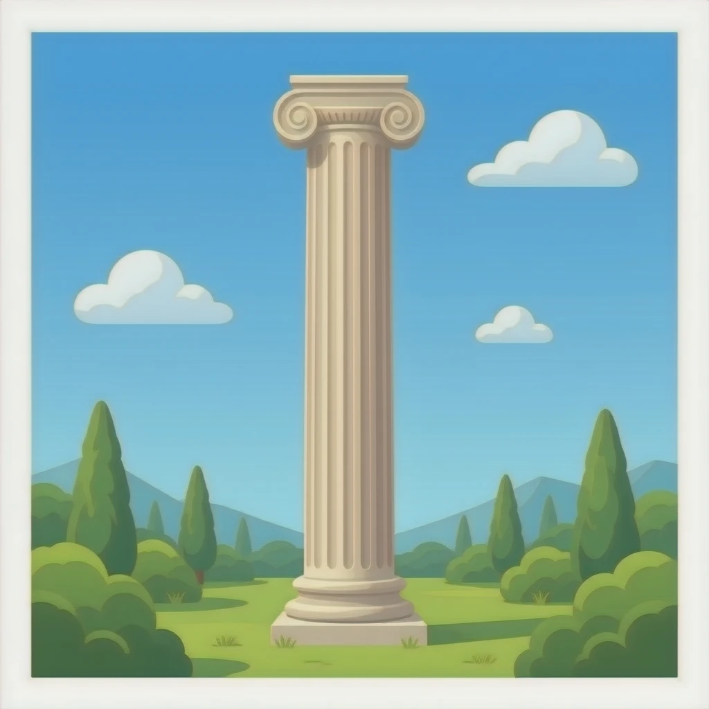 tall roman column emoji