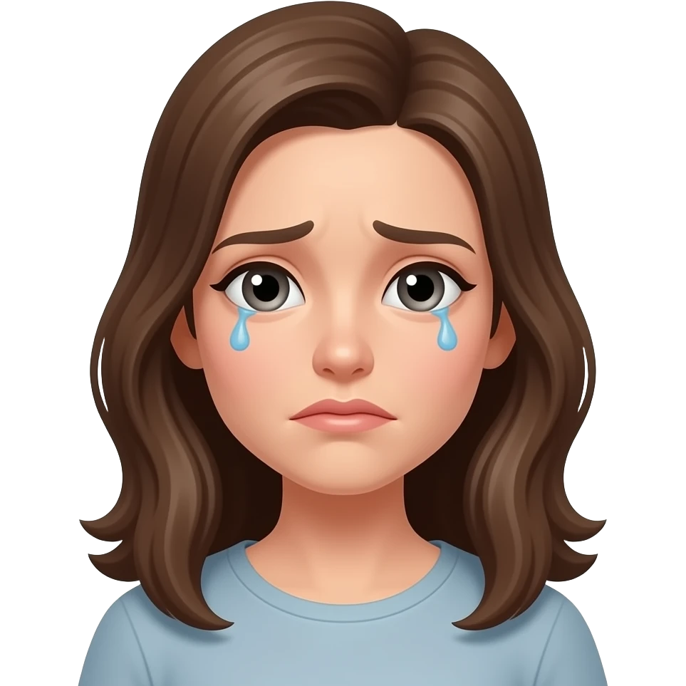 mujer cansada ojeras emoji