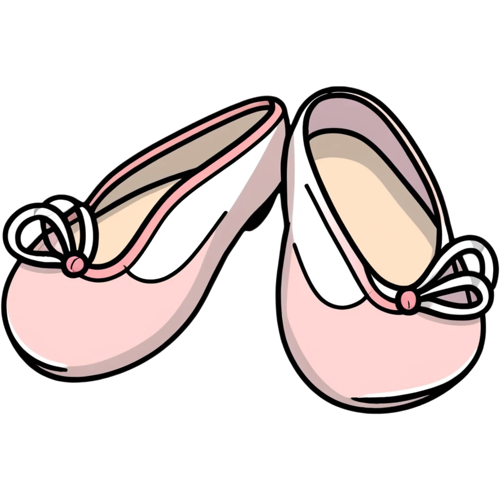 ballet slippers pink emoji