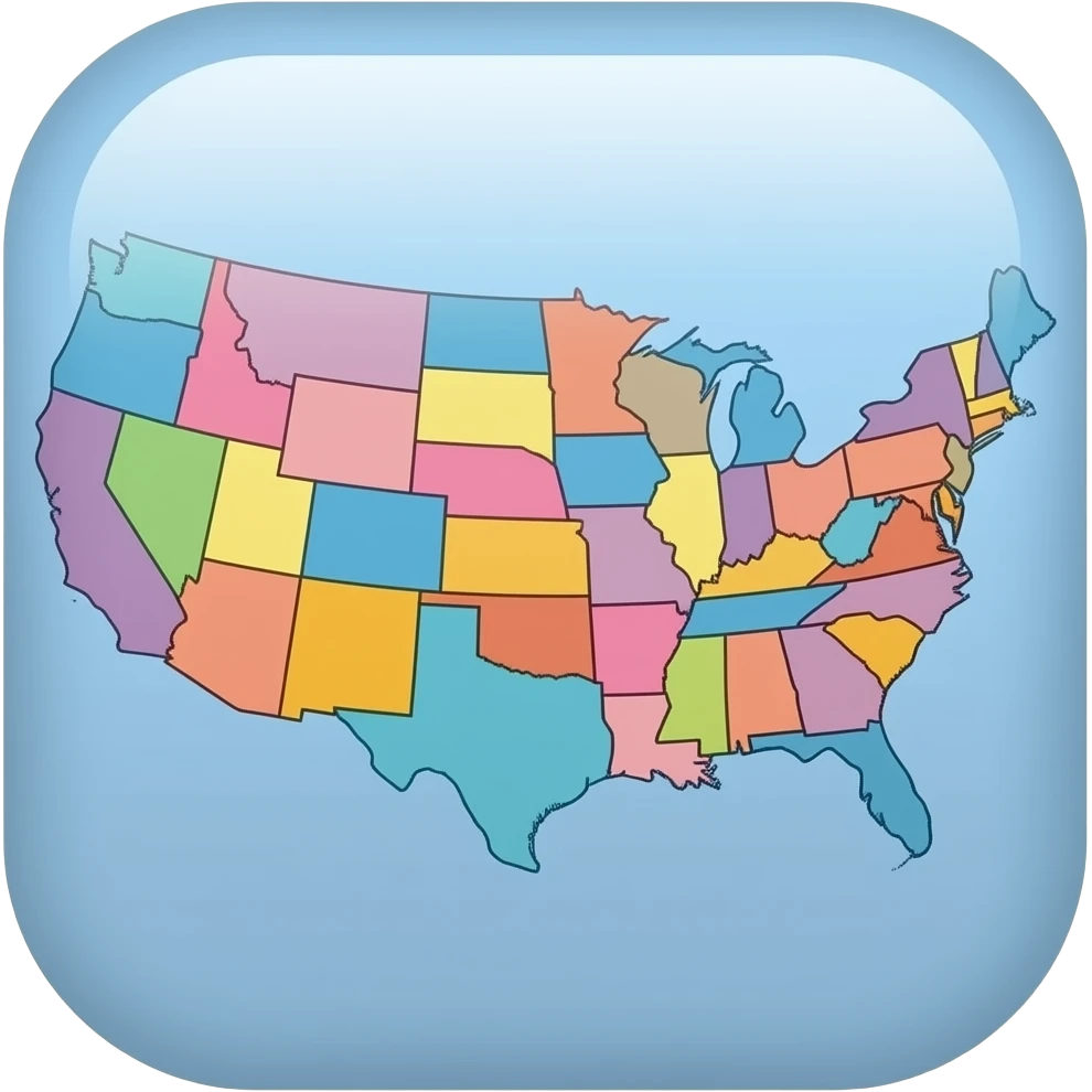 us map icon emoji