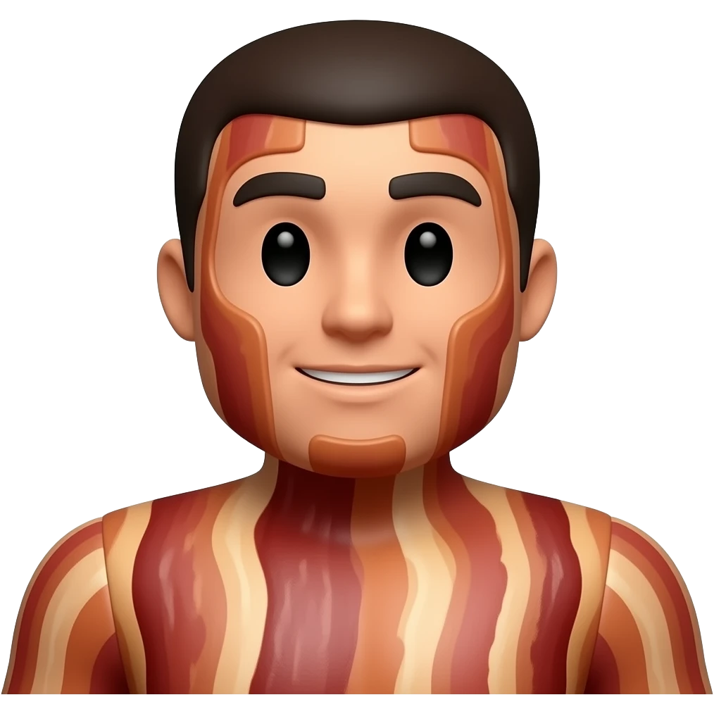 I want a emoji of a roblox bacon skin emoji