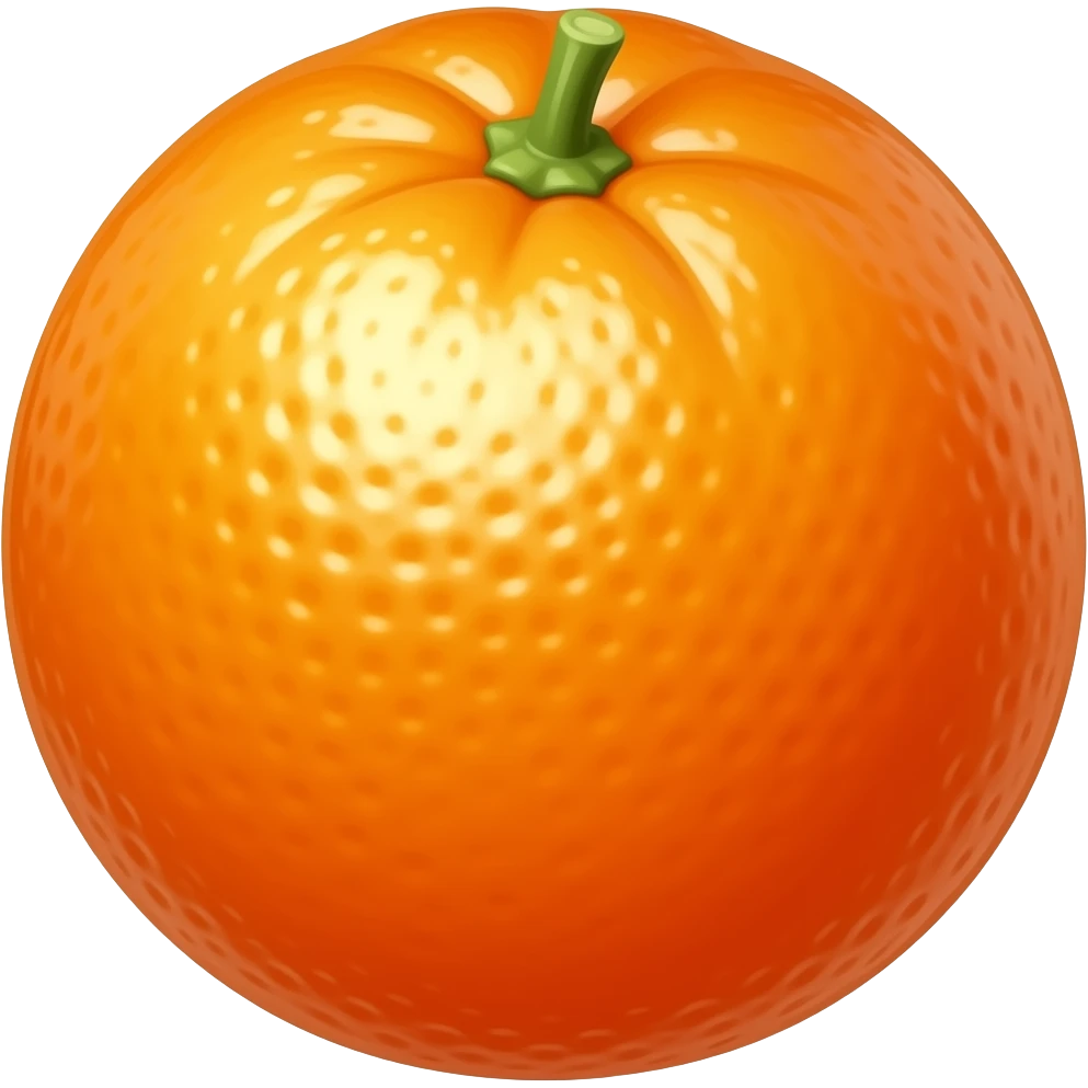 Tangerine emoji