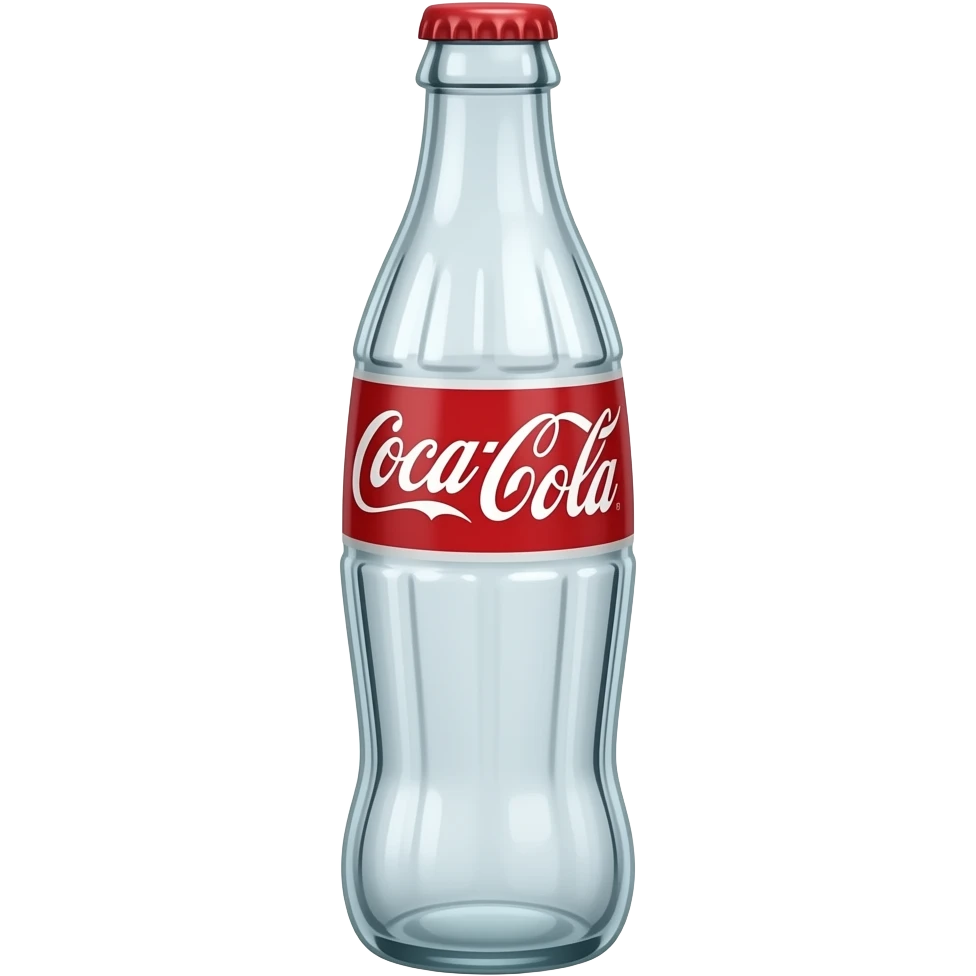 emty glass bottle like coca cola bottle emoji